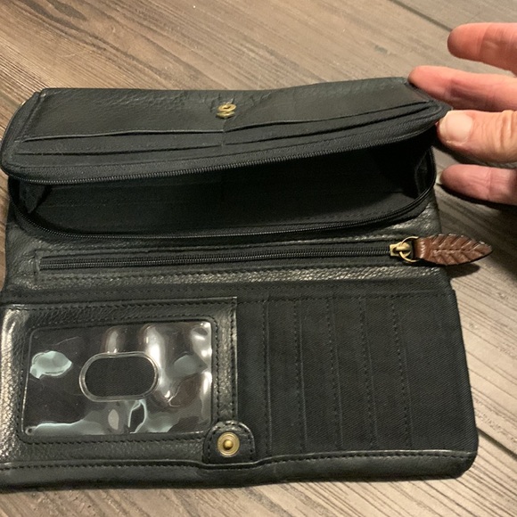 Fossil Black Leather Wallet - Picture 6 of 8